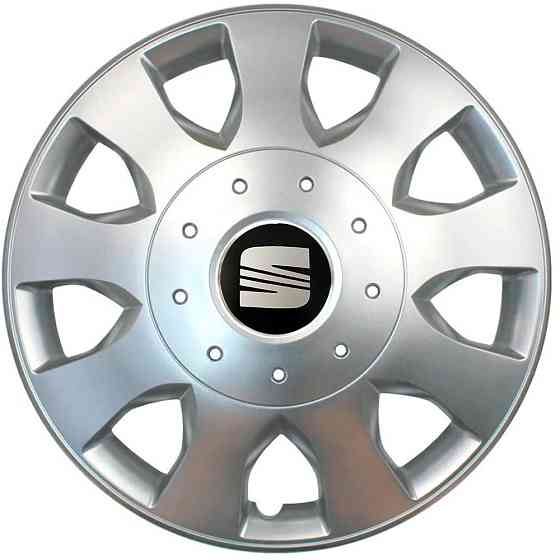 Автомобильные модельные колпаки R16 Seat 400 4шт, SJS, серебряные Киев