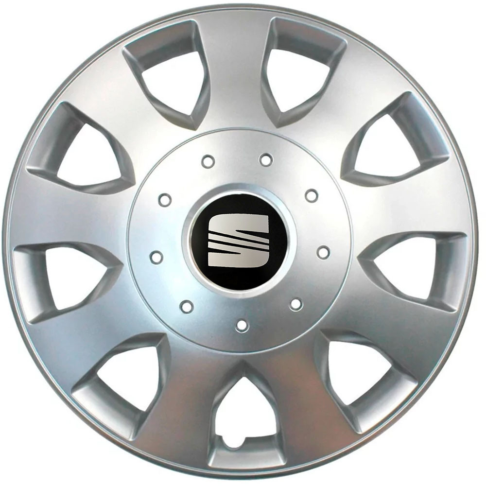 Автомобильные модельные колпаки R16 Seat 400 4шт, SJS, серебряные Киев - изображение 1