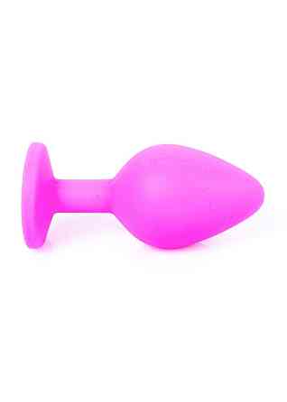 Анальна пробка - Jewellery Silicone Pink Plug M Light Blue Sex Aura Київ
