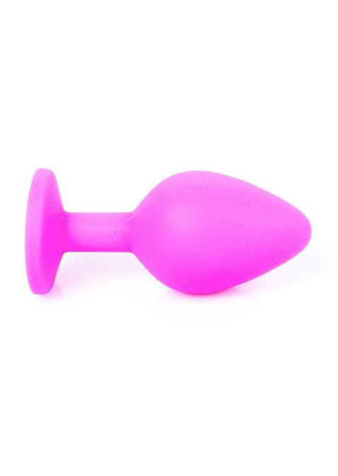 Анальна пробка - Jewellery Silicone Pink Plug M Light Blue Sex Aura Київ - фото 6