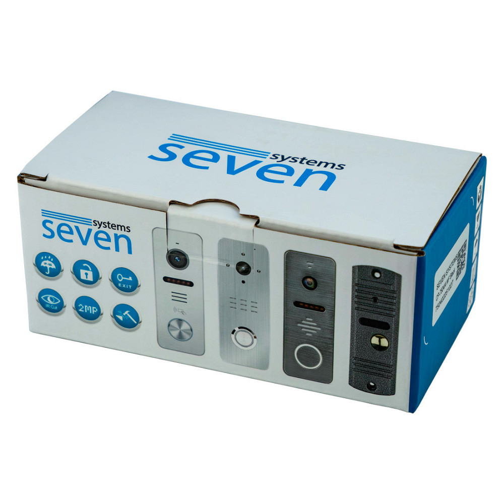 Виклична панель домофону з вбудованим зчитувачем карток MIFARE SEVEN CP-7503F RFID black Київ - фото 9