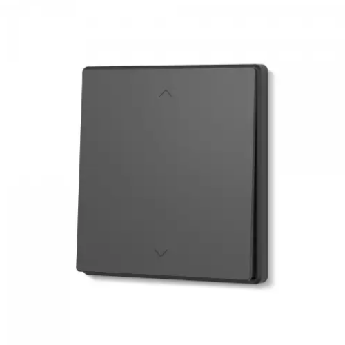 Вимикач 1кл прохідний вугільно-чорний VIDEX NOTA (VF-NT-SW1P-BL) Житомир - фото 1