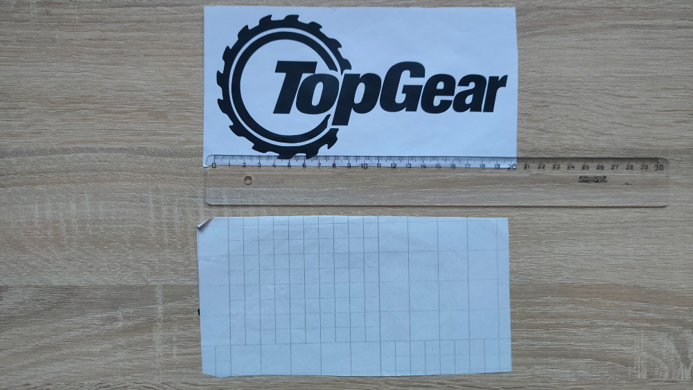 Наклейка на автомобіль Top Gear Чорна Київ - фото 2