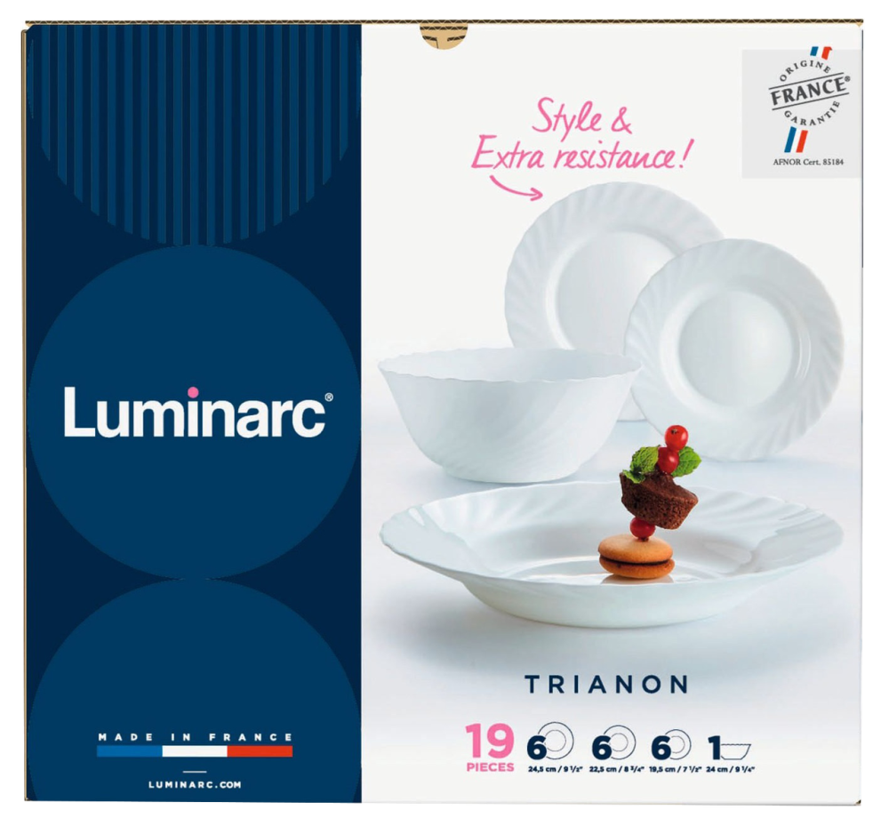 Сервиз столовый LUMINARC TRIANON, 19 предметов (6190442) Киев - изображение 10