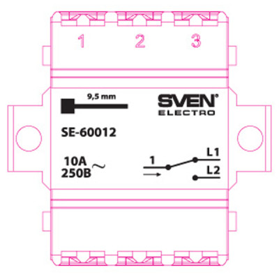 Перемикач Sven SE-60012 white (7100035) Вінниця - фото 4