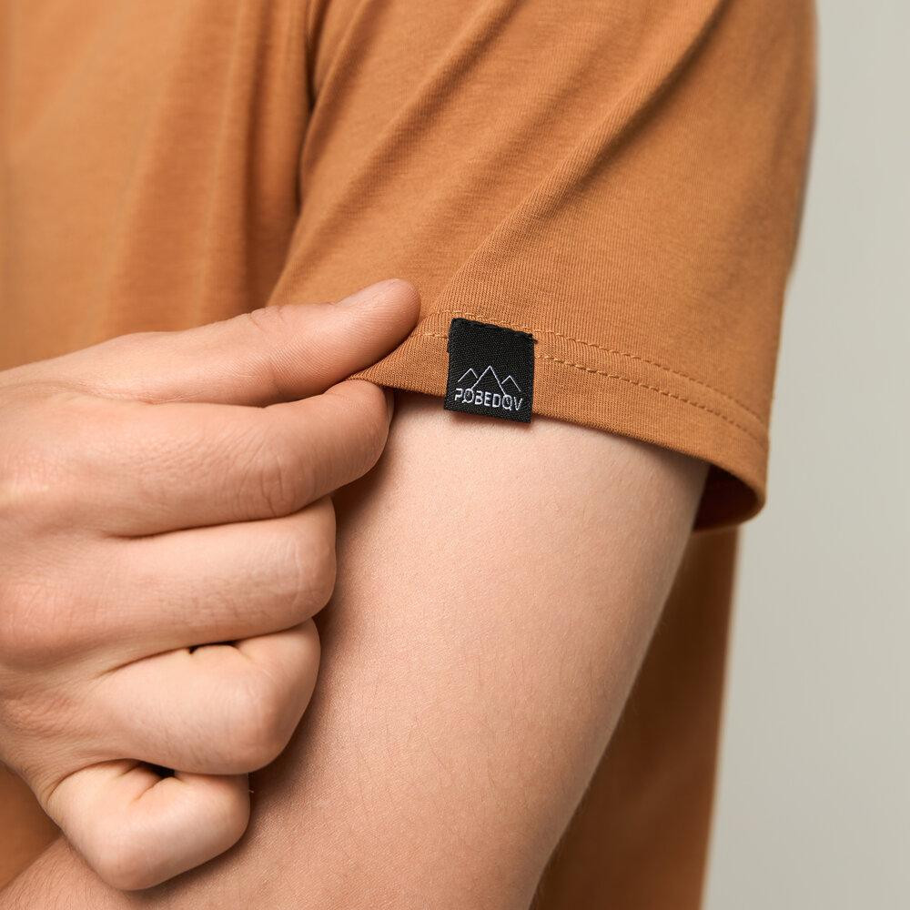 Чоловіча футболка бавовняна Pobedov Peremoga койот Київ - фото 5