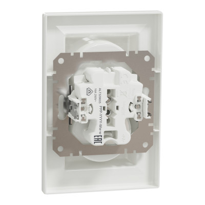 Розетка Schneider Electric ASFORA без заземлення подвійна біла (EPH9700121) Вінниця - фото 7