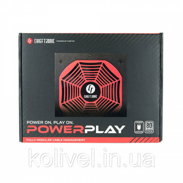 БЖ 1050W Chieftec Chieftronic PowerPlay GPU-1050FC 140 mm, 80+ PLATINUM, Modular,Retail Box (GPU-1050FC) Киев - изображение 6