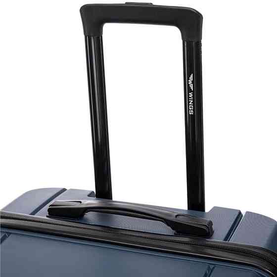 Валіза поліпропіленова WINGS PP06 велика т78 см емно-синя Київ