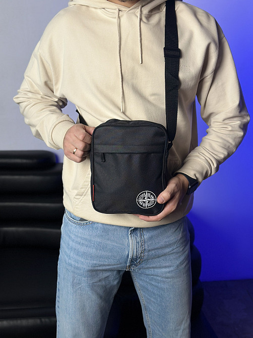 Барстека The North Face, Чоловіча сумка через плече Текстильна барсетка на три відділенняMasterSem Київ - фото 4