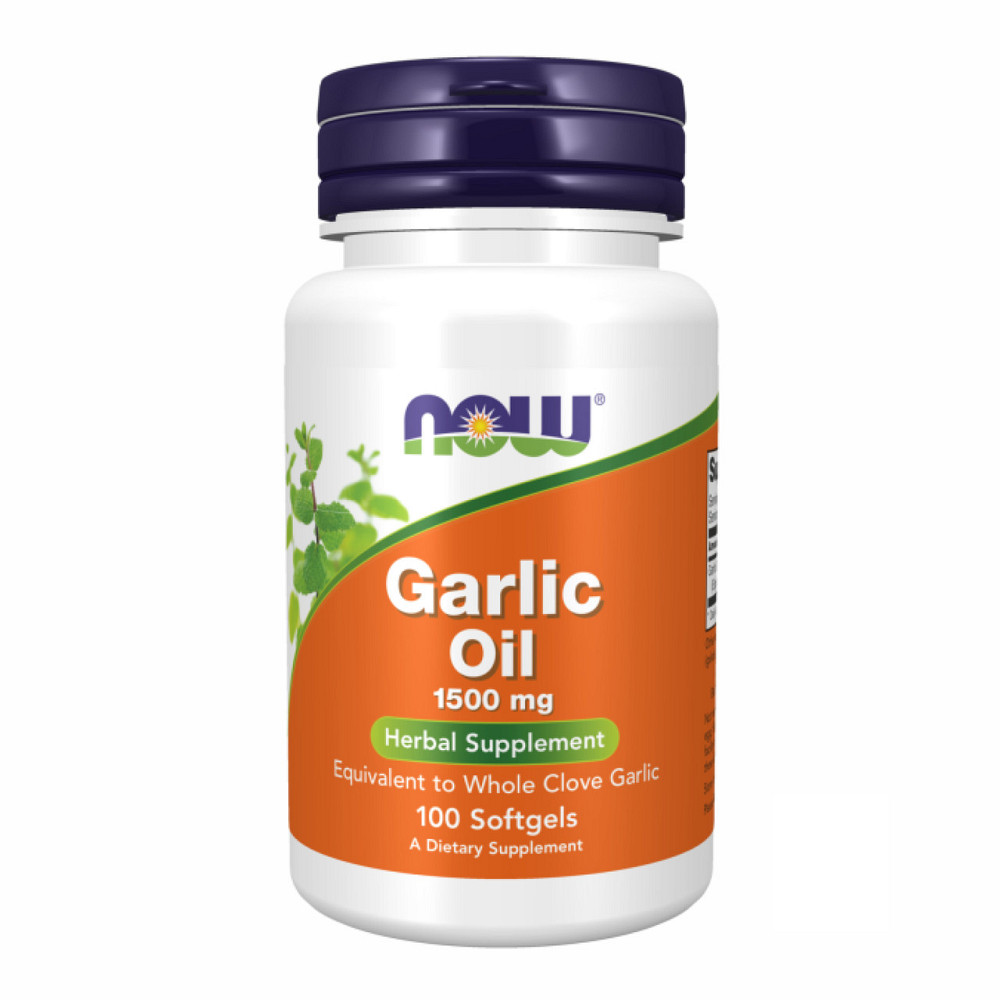 Чесночное масло Now Garlic Oil 1500mg 100 капс Киев - изображение 1