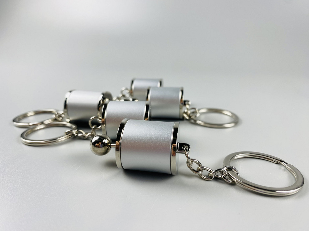 Брелок коробка передач для ключів, брелок КПП на ключ для водія з металу сріблястий з металу Мукачево - фото 1