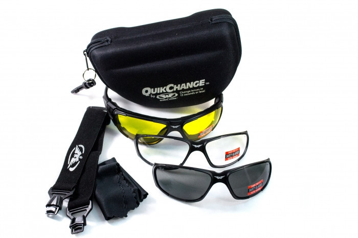 Окуляри захисні зі змінними лінзами Global Vision QuikChange Kit Запоріжжя - фото 1
