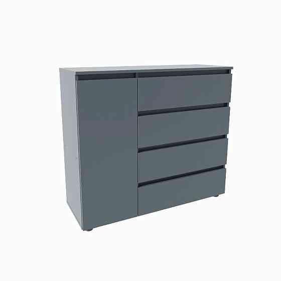 Комод Еверест КЛ-3 Лайт (телескопічні) 105х38х93 см Графіт (DTM-4898) Львів