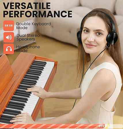 Цифрове піаніно Fesley FEP760 (стійка, 3 педалі, пюпітр, адаптер) Харків