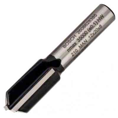 Фреза Bosch Professional пазовая с двумя лезвиями, Std, S8, D12, L20 (2.608.628.385) Винница