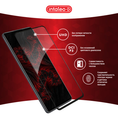 Скло захисне Intaleo Full Glue Xiaomi Mi 11T Pro Black (1283126518775) Вінниця - фото 3