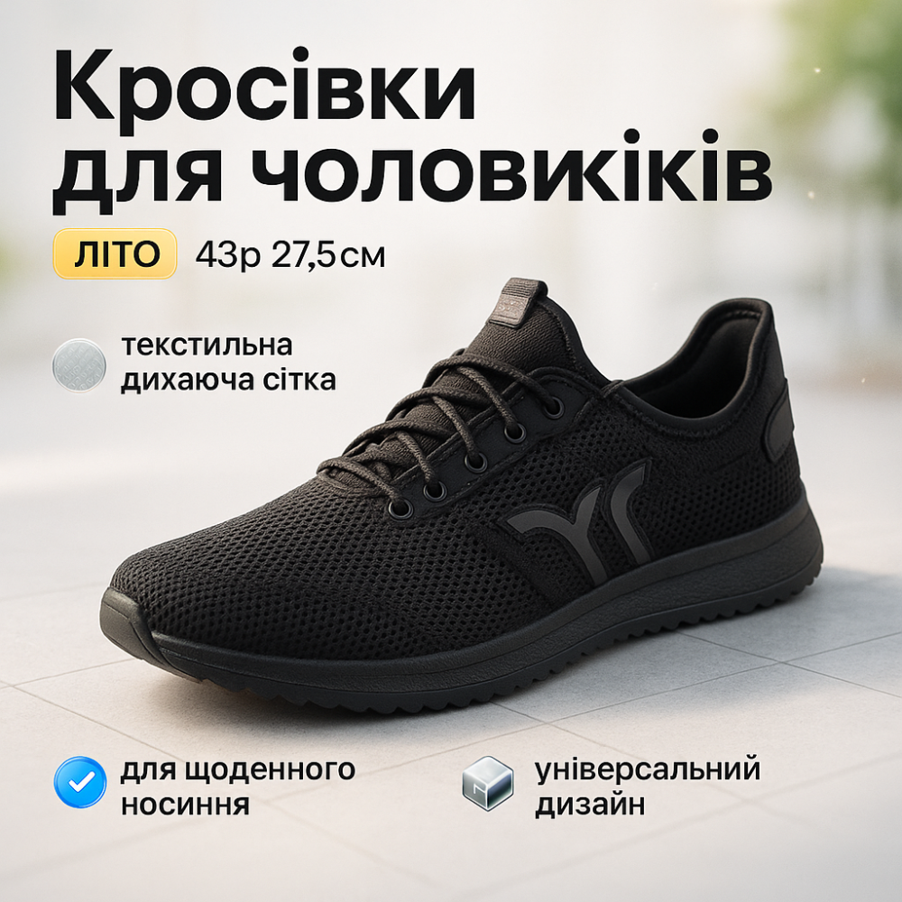 Текстильні кросівки текстиль літо 43р, Кросівки для активного відпочинку та трекінгу UM-36 Львів - фото 8