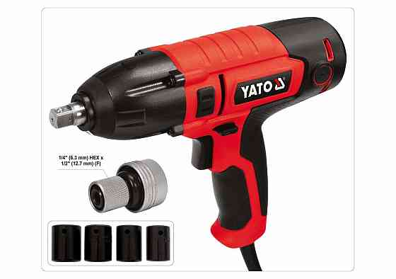 Гайковерт ударный сетевой YATO: 1/4