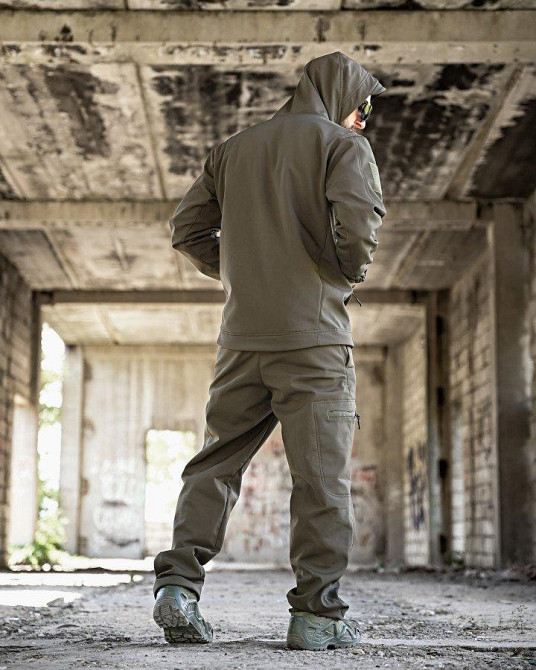 Тактичний костюм софтшел REVIVAL олива НП4862 Одеса - фото 3