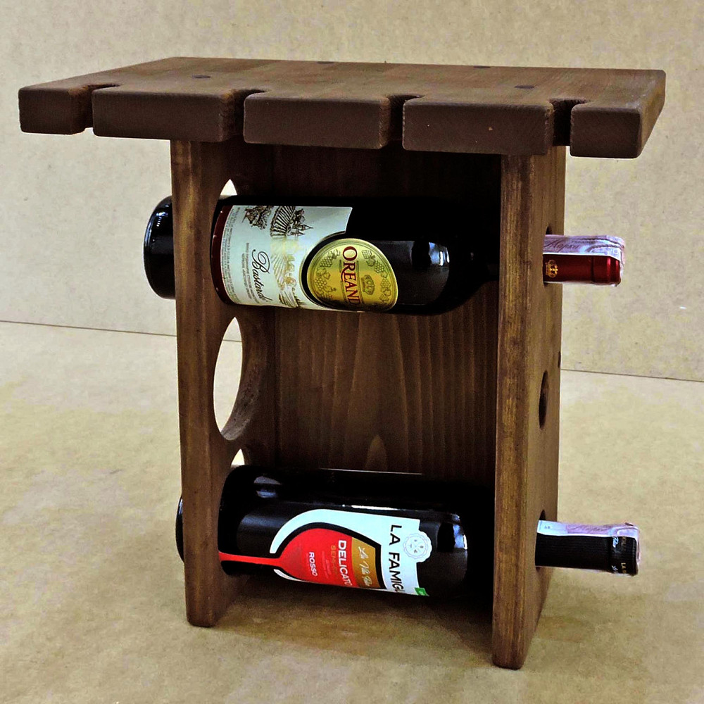 Настольная винная полка 