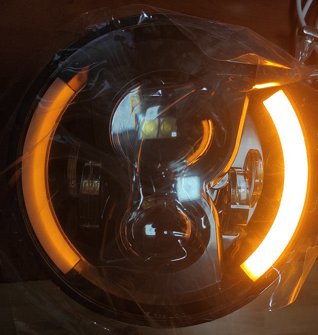 Передні лед фари Нива ВАЗ 2121, ВАЗ 2101, ГАЗ24, УАЗ. LED фари Протитуманні фари лідер Харків - фото 3