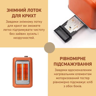 Тостер Buydeem DT730E Koi Red (DT730E-KR/EU) Вінниця - фото 8