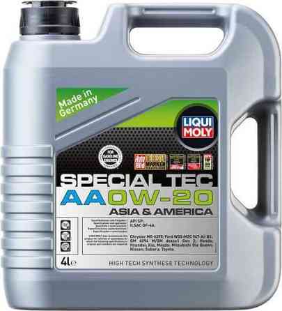 Моторна олива Liqui Moly 9705 SPECIAL TEC AA 0W-20 — високоефективний захист для азійських та американських авто Ковель