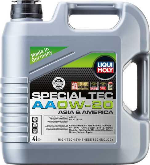 Моторна олива Liqui Moly 9705 SPECIAL TEC AA 0W-20 — високоефективний захист для азійських та американських авто Ковель - фото 1