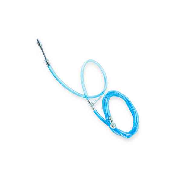 Топливопровод давления 3 штуцера пласт. МТЗ L=2700мм (тройник в бак) силикон низкого Мукачево