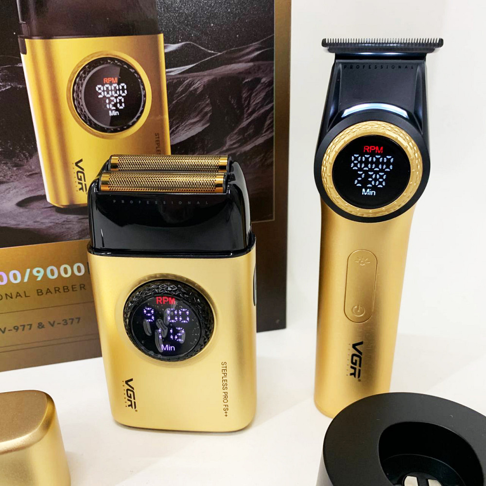 Машинка для стрижки волосся з мотором VGR 2 в 1 V-977 V-377, Набір машинок для стрижки SZ-57 Львів - фото 8