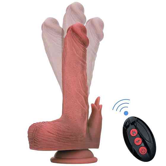 Реалістичний вібратор - Thrusting Dildo With Swing Motion And Heating Erospace Natural Play D7 Sex Aura Київ