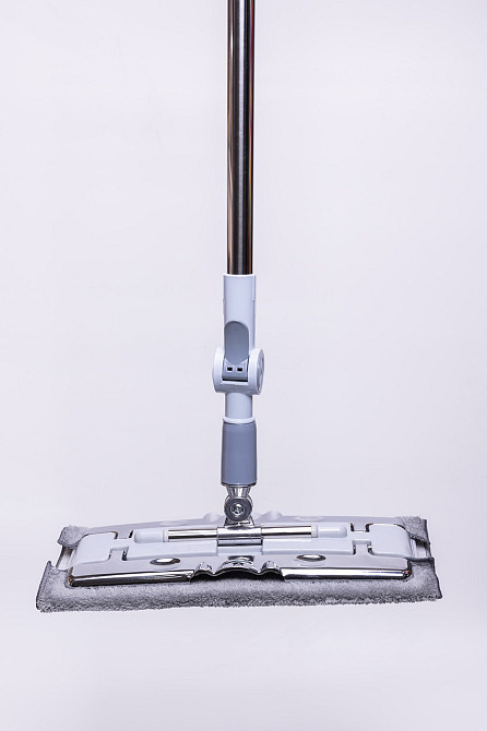 Швабра для підлоги з телескопічною ручкою та насадкою, підходить для плитки, ламінату, лінолеуму, прибирання дому HP-35015-50 Київ - фото 9