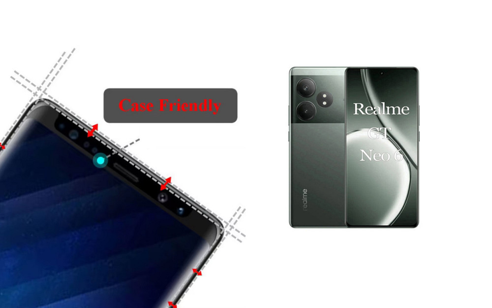 Захисне скло HyperGlass Pro для realme GT Neo6, GT Neo6 SE – максимальна чутливість та захист Київ - фото 4