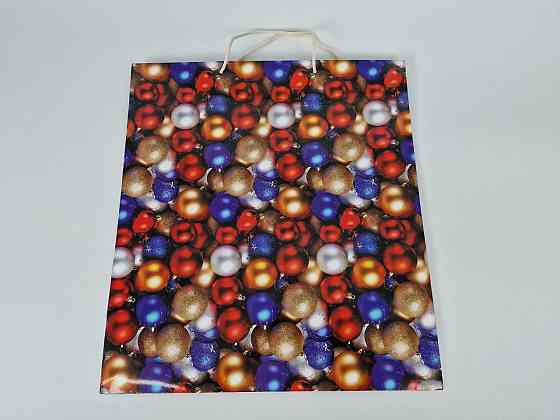 Новорічні, кортонні пакети подарункові Супер 47x52x20-001) (12 шт.) Харків