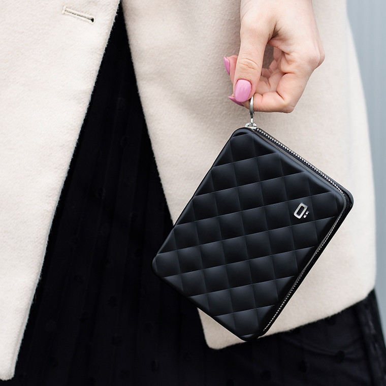 Гаманець на блискавці OGON Quilted Passport, чорний Рівне - фото 8