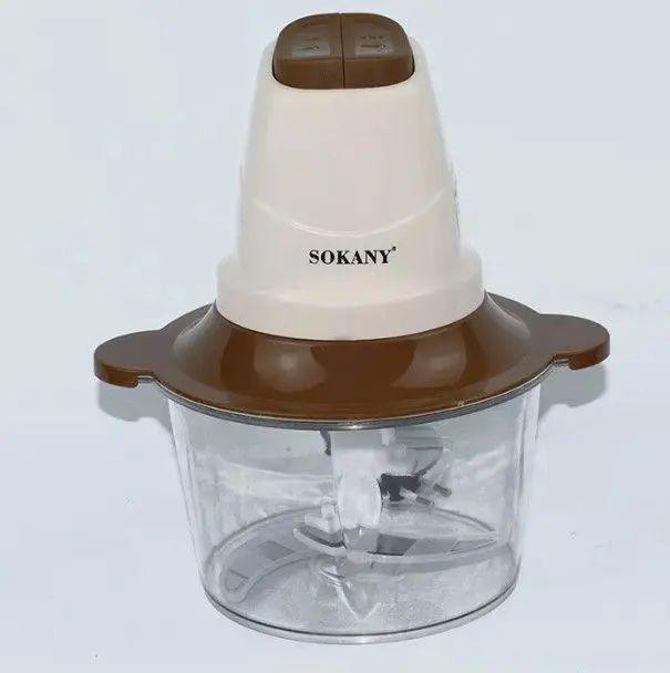 Кухонный измельчитель Sokany SK-7006 300Вт, чаша 2л, компактный, мощный, для овощей мяса и продуктов Одесса - изображение 1