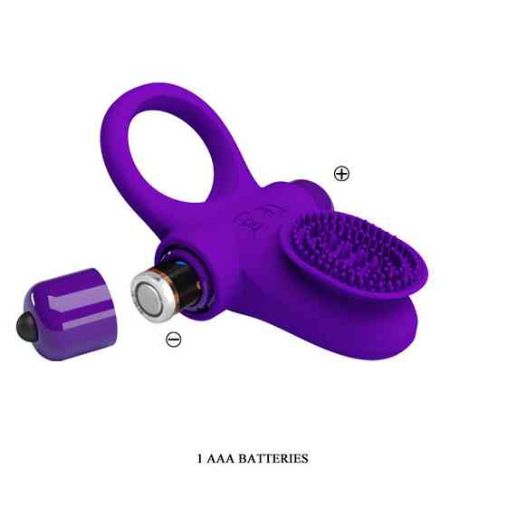 Эрекционное кольцо - Pretty Love Vibrant Penis Ring II Purple Sex Aura Киев