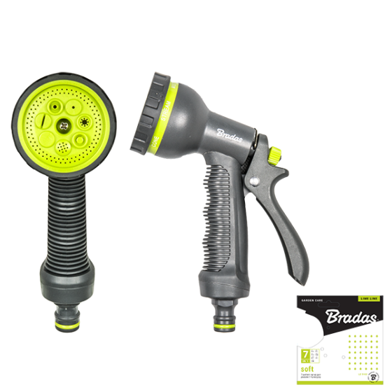 Пістолет для поливу 7 режимів SOFT LIME LINE, LE-5102 Київ