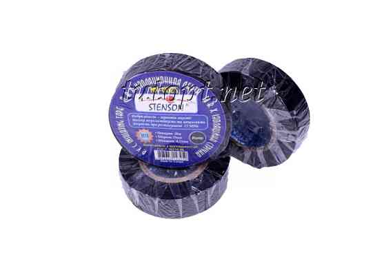 Изолента STENSON стенсон 20м черная MH-0025 Днепр