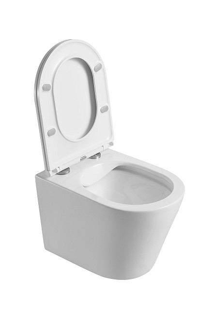 Унітаз підвісний Mixxus Premium Bevel-0301-R 515x355x365mm, система змиву RIMLESS   ( MP6470 ) 23855 Харків - фото 4