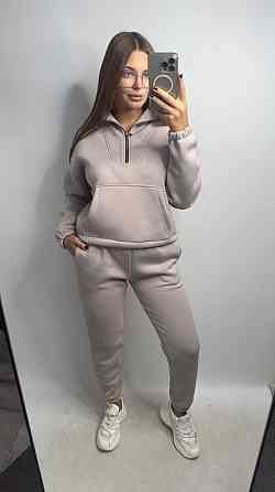 Флісовий спортивний костюм із блискавкою Капучино XS-S Харків