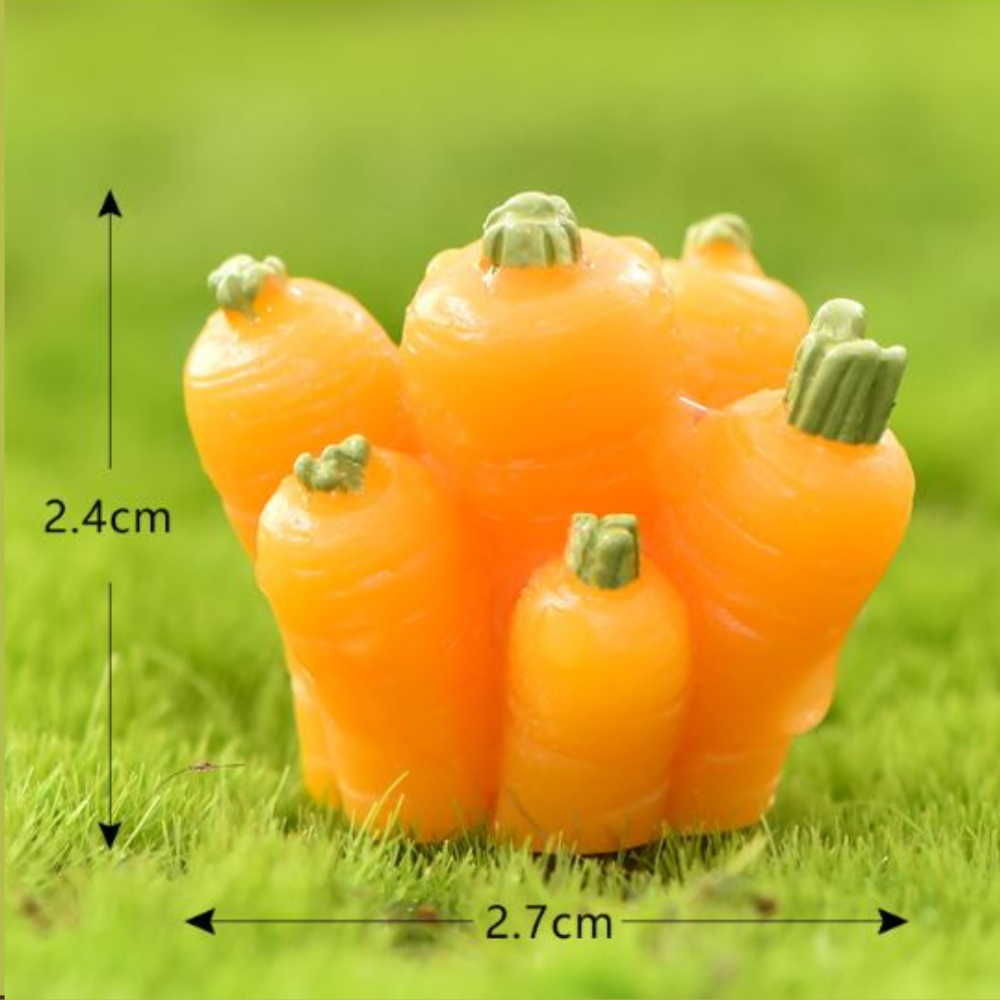 Набор миниатюрных зайчиков Морковный домик. 7 фигурок Одесса - изображение 7