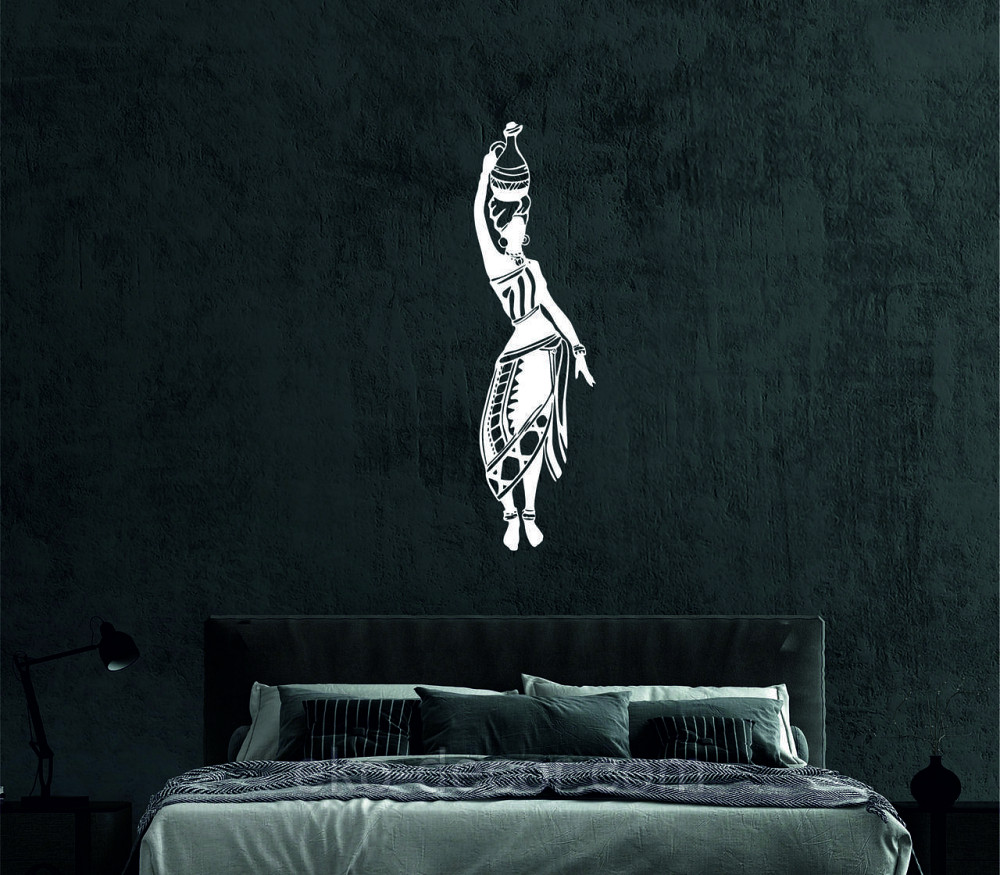 Декоративное настенное Панно «Девушка с кувшином» Декор на стену 110*31 см, Белый Киев - изображение 4