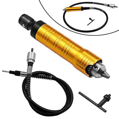 Гнучкий вал з патроном 0.3-6мм, подовжувач для дрилі, шуруповерта 95см Вінниця