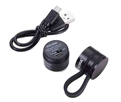 Ліхтарик спортивний Troika USB (3 режими) Чорний Київ