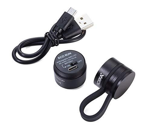 Ліхтарик спортивний Troika USB (3 режими) Чорний Київ - фото 3