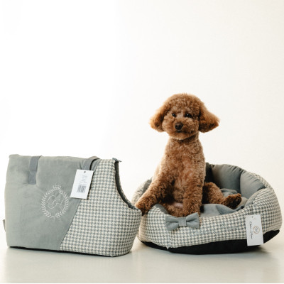 Лежак для тварин Chloe's Home Берлін М сірий (CLH5576) Вінниця - фото 4