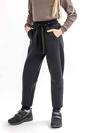 Дитині теплі штани, чорні 134 Крохатушка одяг Київ