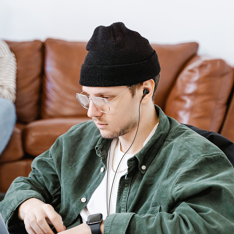 Навушники BOROFONE BM100 Pro з мікрофоном, чорні Київ - фото 2